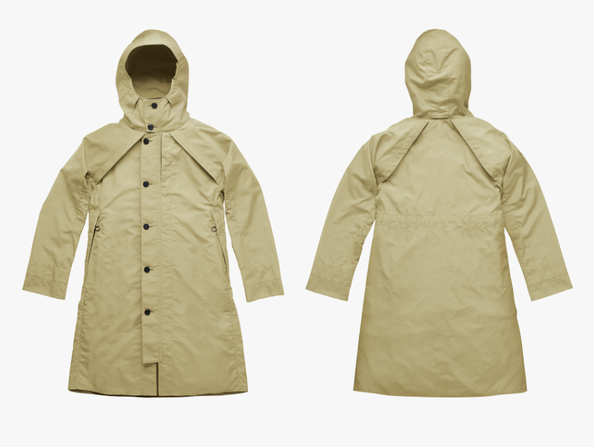 Four Vent Long Rain Jacket , Png Download - Hoodie, Transparent Png, Free Download