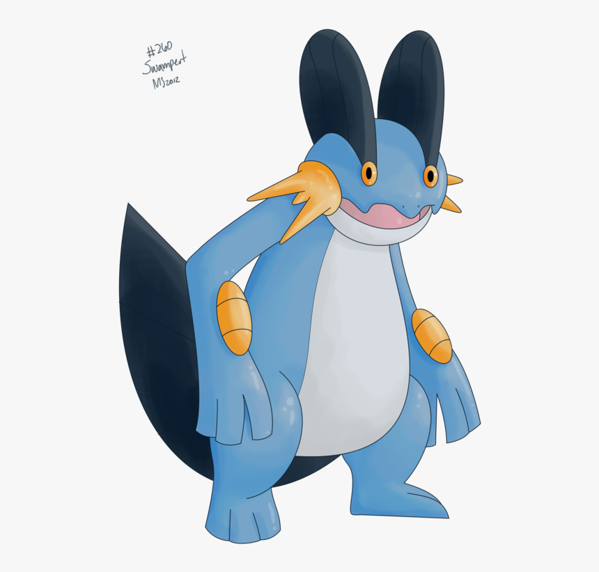 260 Swampert By Pokemon Countdown-d5jw6co - Cartoon, HD Png Download, Free Download