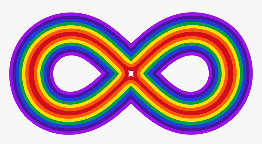 Rainbow Infinity Symbol Clip Arts - Infinity Symbol Rainbow Infinite Logo, HD Png Download, Free Download