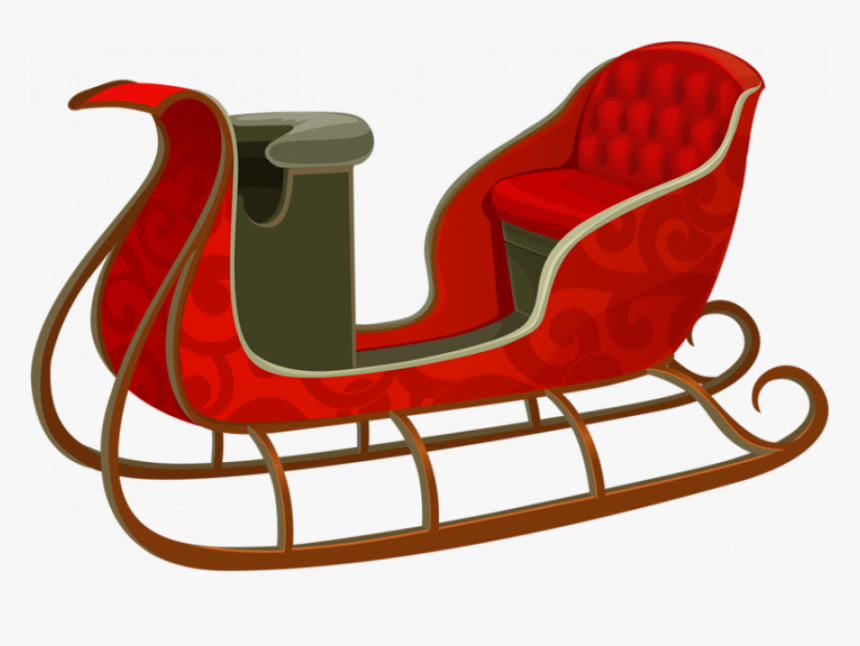 Santa Claus Sleigh Png, Transparent Png, Free Download