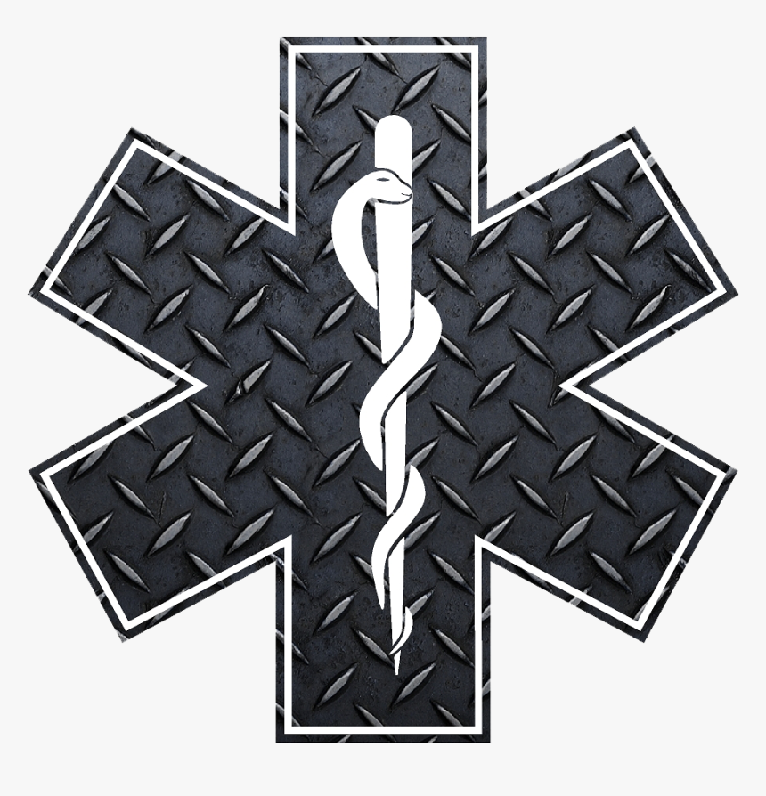 Medical Cross Decals - Star Of Life Clipart, HD Png Download, Free Download