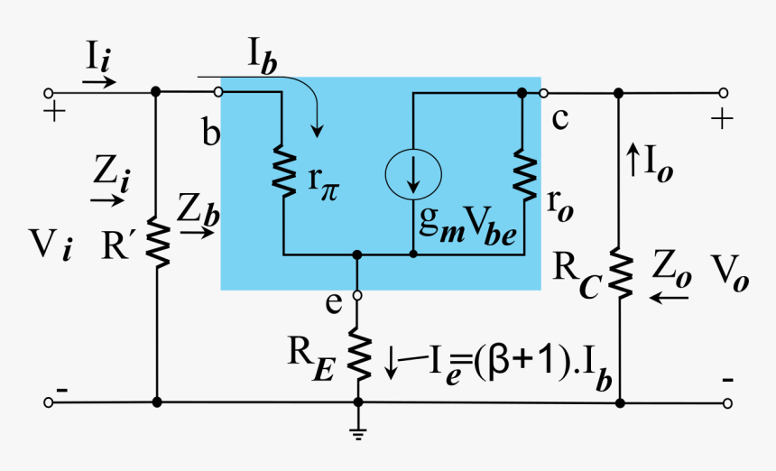 Hybrid Pi Model Voltage Divider Bjt, HD Png Download, Free Download