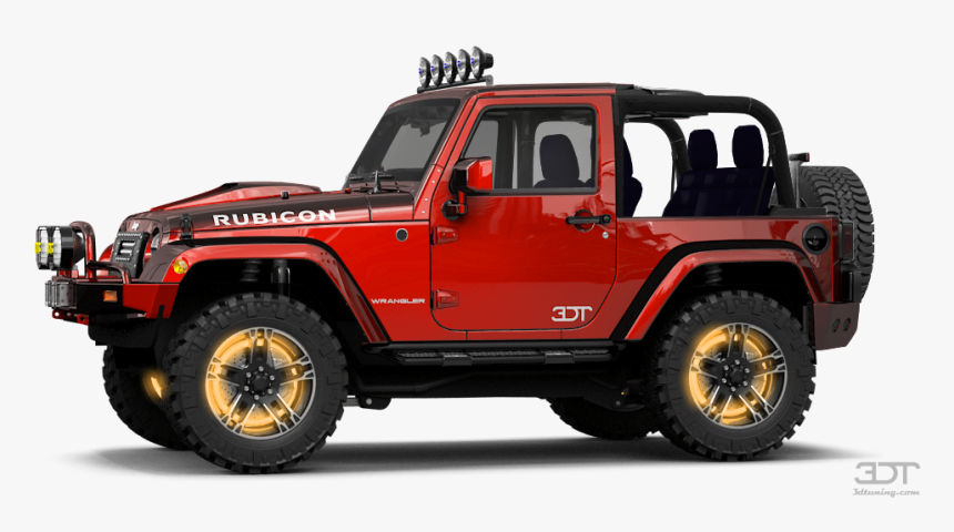 Jeep Wrangler Rubicon Convertible 2113 Tuning - 3d Tuning, HD Png Download  - kindpng