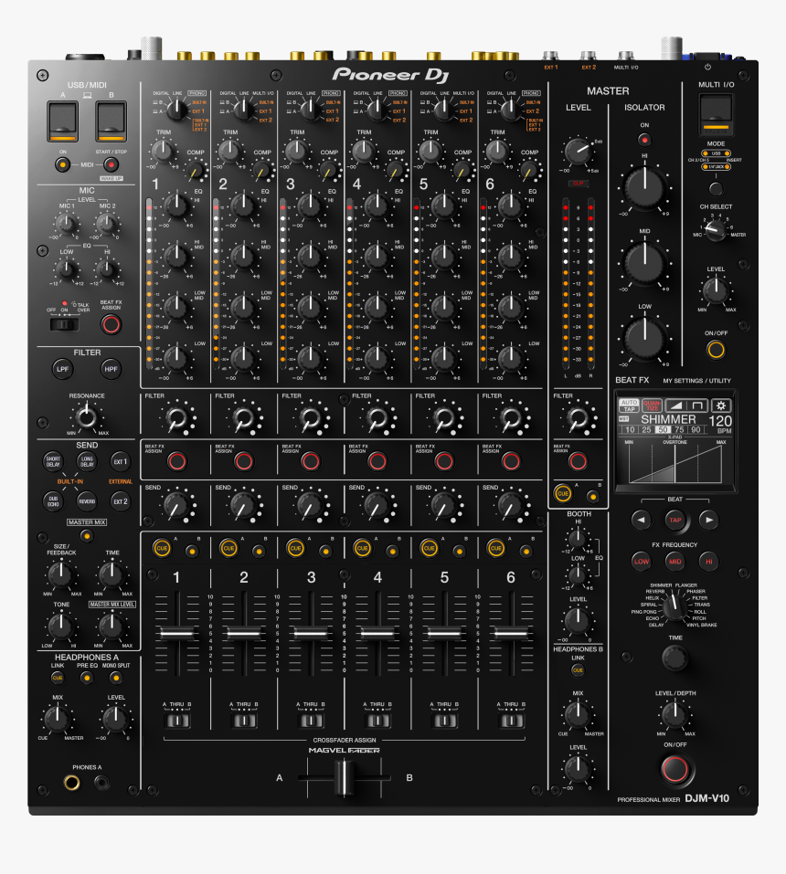 Djm-v10 - Mixer Pioneer Djm V10, HD Png Download, Free Download