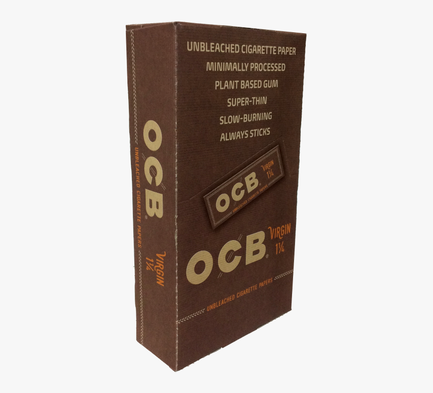 Ocb Virgin 11/4 Cigarette Paper - Carton, HD Png Download, Free Download