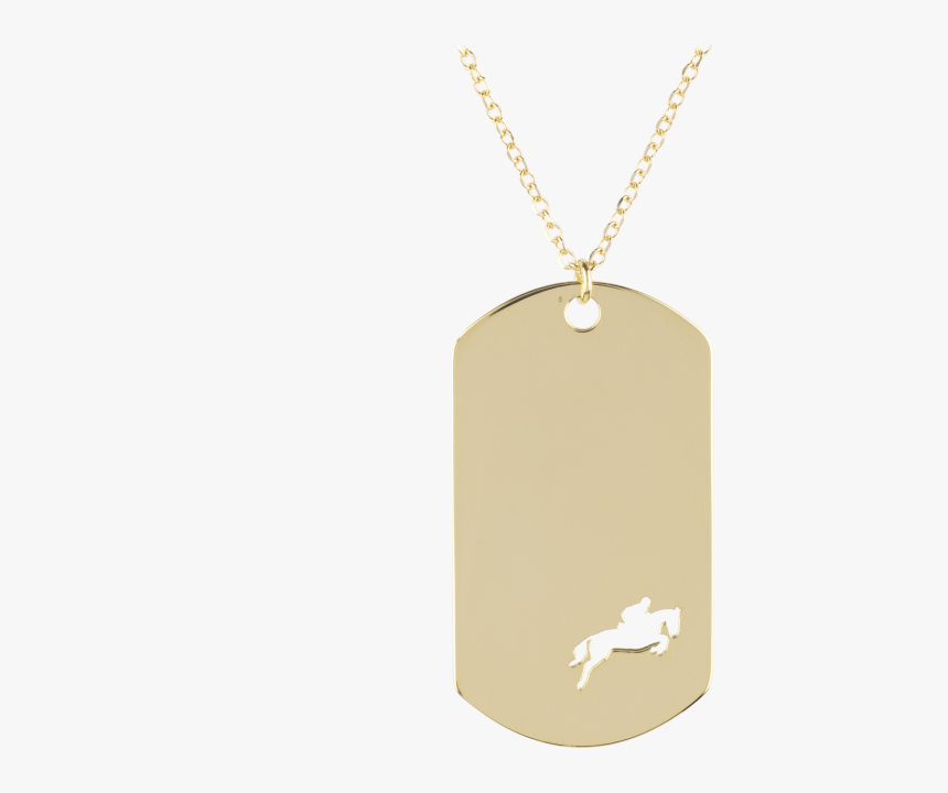 Show Jumping Amazon In An Impressive Plaque Yellow - Pendant, HD Png Download, Free Download