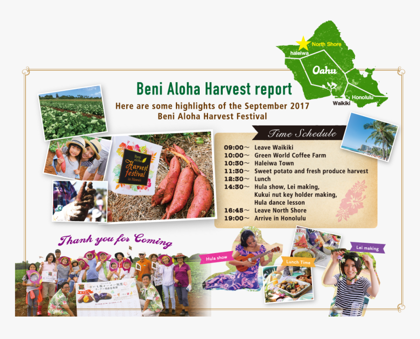 Beni Aloha Harvest Report - Flyer, HD Png Download, Free Download