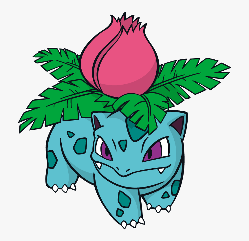 Ivysaur Pokemon Character Vector Art - Ivysaur Pokemon, HD Png Download, Free Download