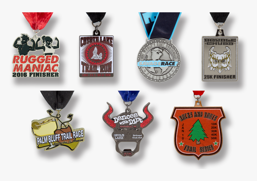 Custom Medals For Mud And Obstacle Running Events - Obstacle Race Medal, HD Png Download, Free Download