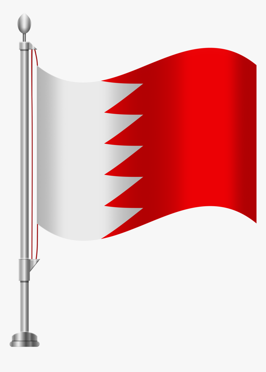 Bahrain Flag Png Clip Art Clipart Image - Dominican Republic Flag Clipart, Transparent Png, Free Download