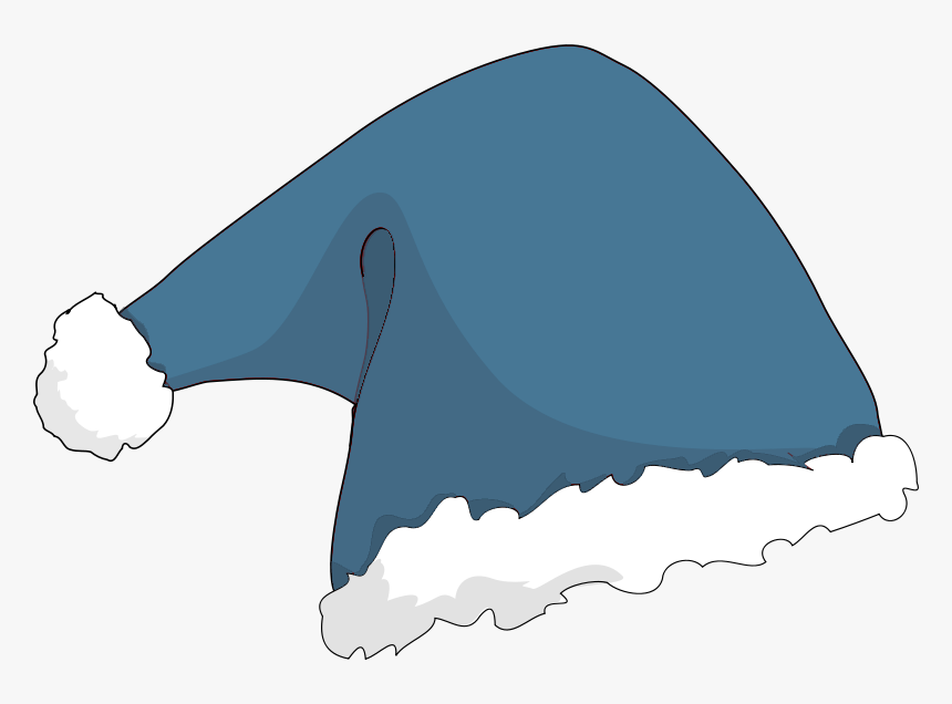 Clip Art Blue Santa Hat - Green Santa Hat Clipart, HD Png Download, Free Download