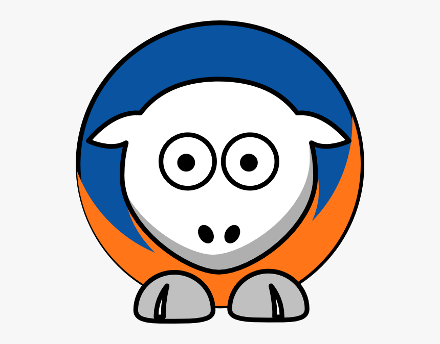 Sheep New York Knicks Team Colors Svg Clip Arts - College Football, HD Png Download, Free Download