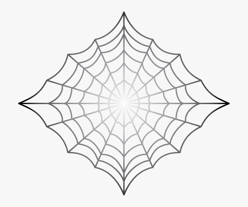 Telaraña Hombre Araña Png - Spider Web Black And White, Transparent Png -  kindpng