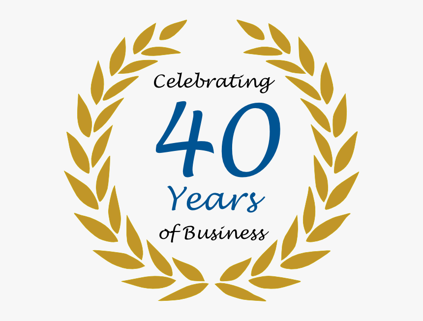 40 Years In Business, HD Png Download, Free Download