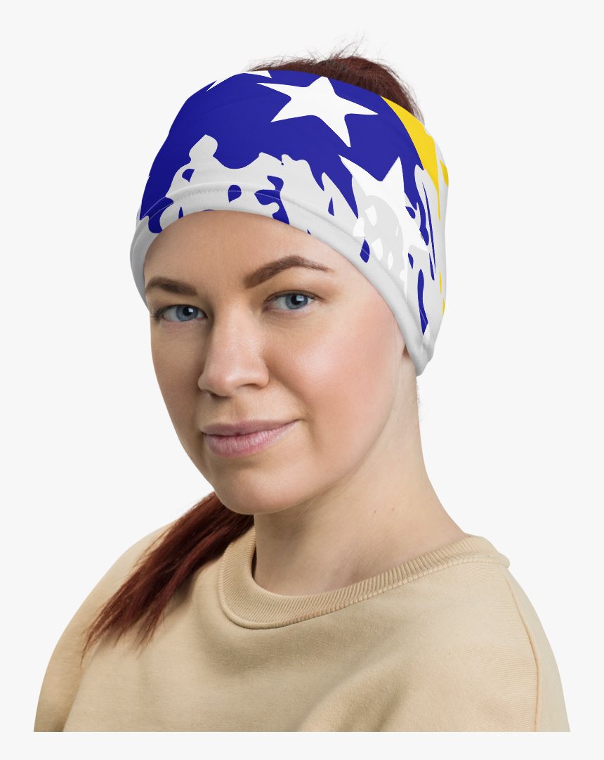 Neck Gaiter Bosnian Neck Gaiter Face Shield Headband - Neck Gaiter, HD Png Download, Free Download