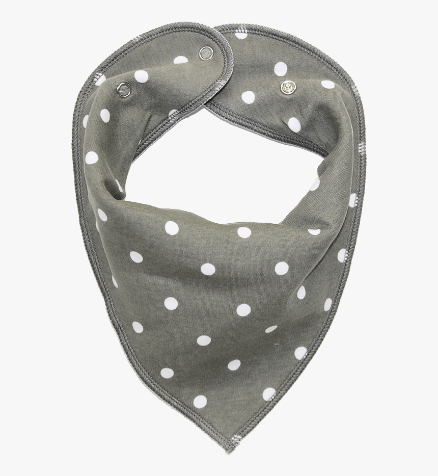 Grey Polka Dot Dog Bandana - Polka Dot, HD Png Download - kindpng