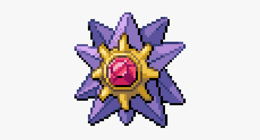 #pokemon #starmie #pixel #pixelart - Starmie Sprite Png, Transparent Png, Free Download