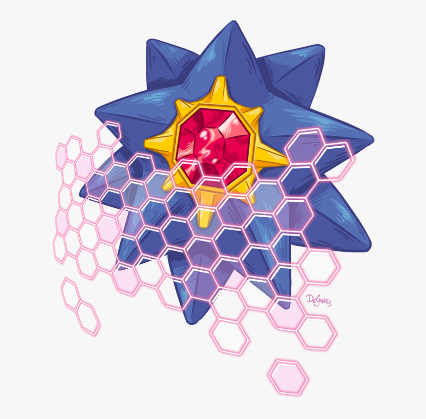 Starmie Used Light Screen By Superedco - Illustration, HD Png Download, Free Download