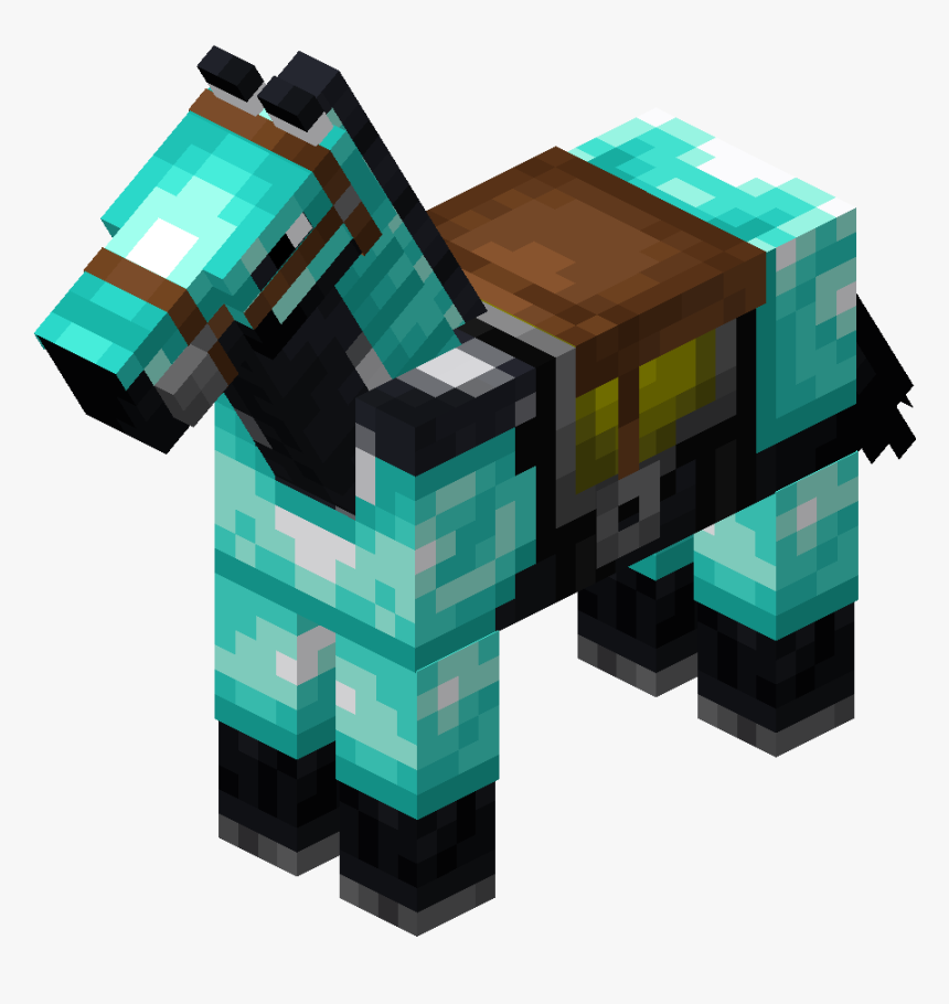 Minecraft Horse Black