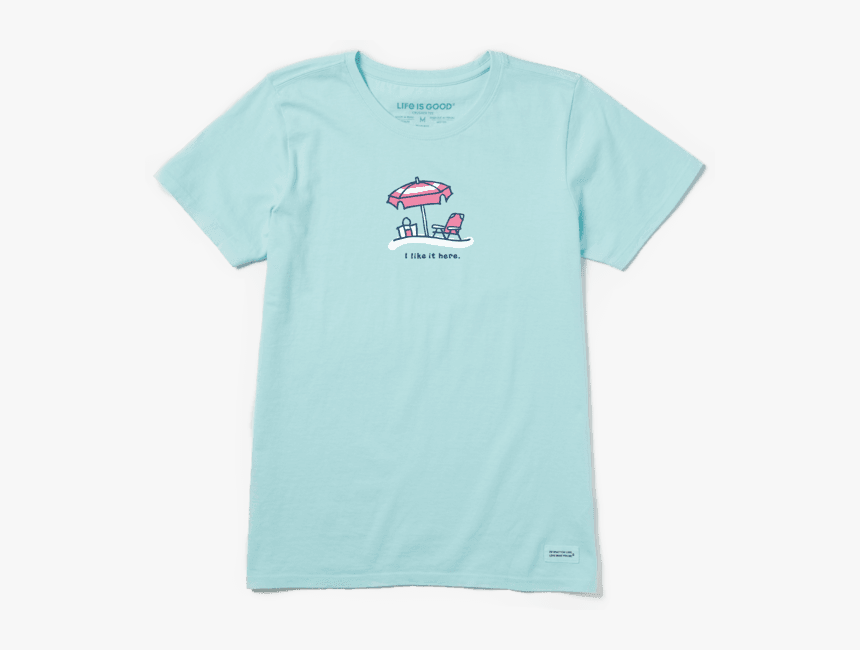 Women S I Like It Here Vintage Crusher Tee Life Is Good Sports Shirts Hd Png Download Kindpng