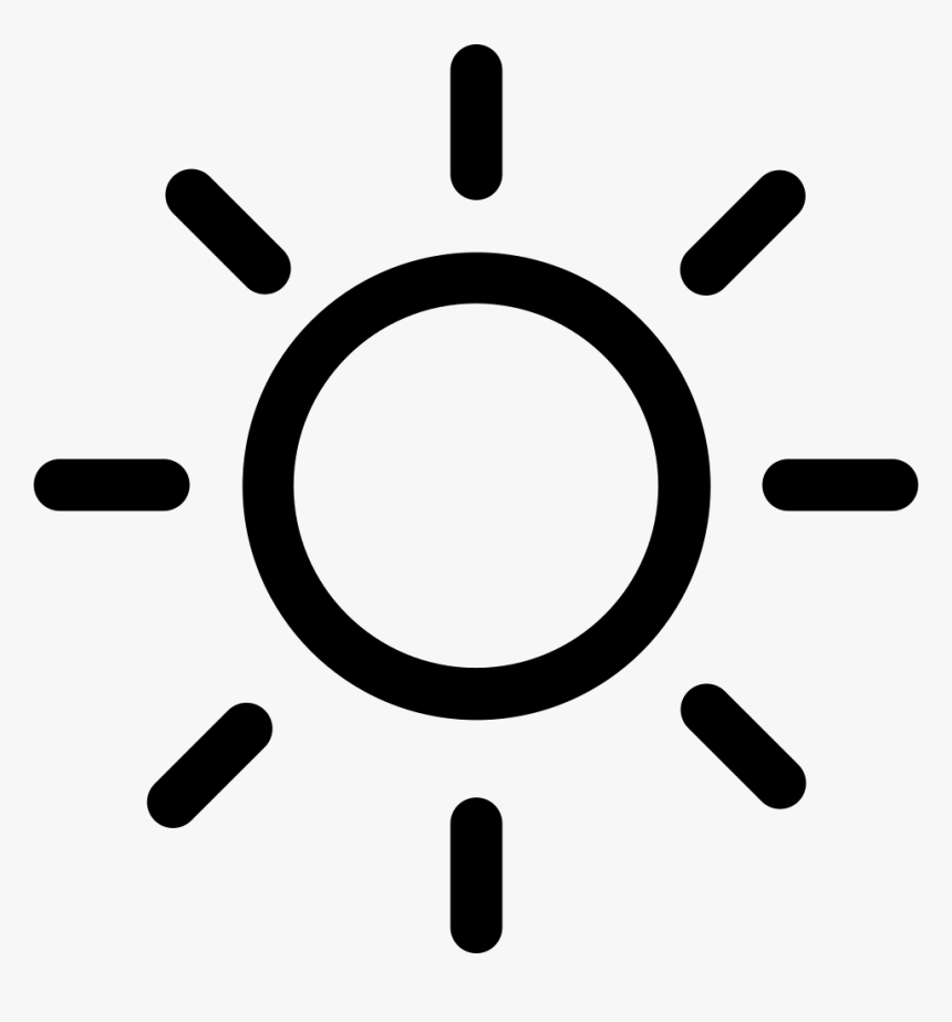 Transparent Sunny Png - Brightness Icon, Png Download, Free Download