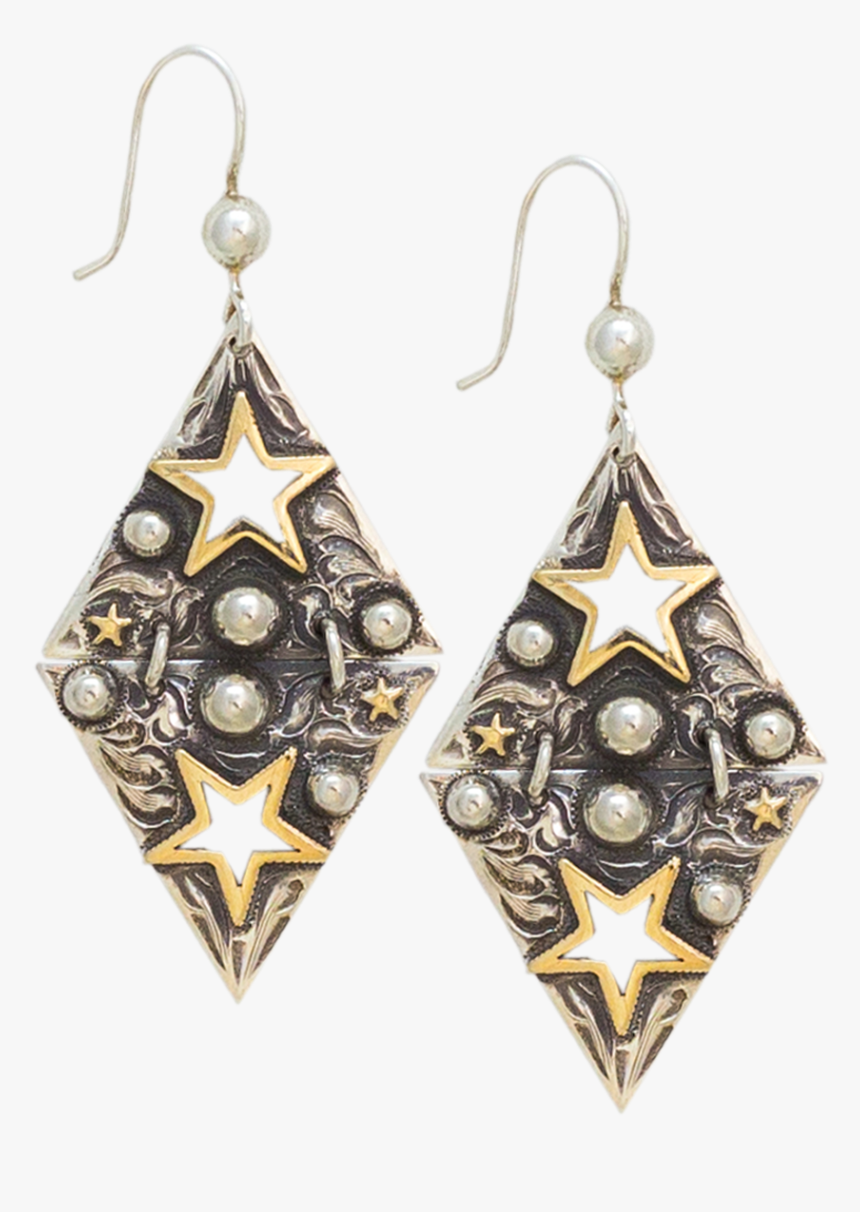 14k Gold Fill Star Chandeliers - Earrings, HD Png Download, Free Download