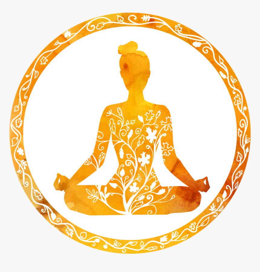 Lotus Position Vector Graphics Clip Art Meditation - Woman Is A Full Circle, HD Png Download, Free Download