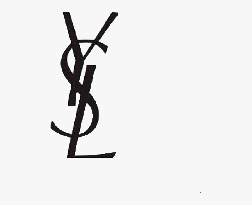 #ysl#名牌#潮 - Yves Saint Laurent Logo Red, HD Png Download - kindpng