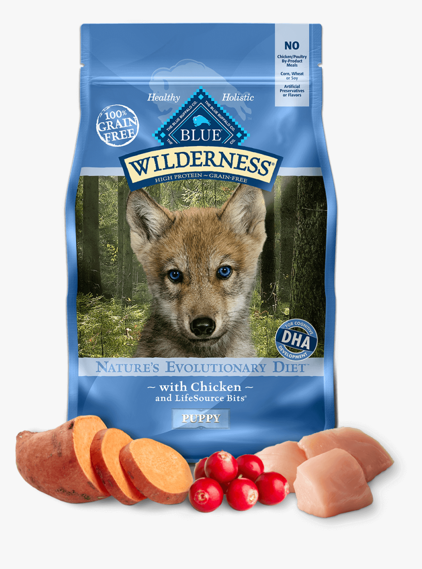 Blue Wilderness Puppy Chicken Dog Dry Food - Blue Buffalo Wilderness Dog Food Puppy, HD Png Download, Free Download