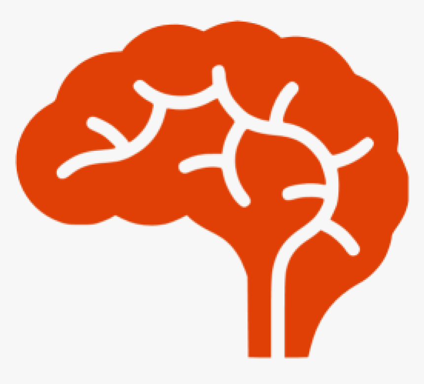 Cropped Soylent Red Brain Icon Free Soylent Red Brain - Brain Icon Png Orange, Transparent Png, Free Download