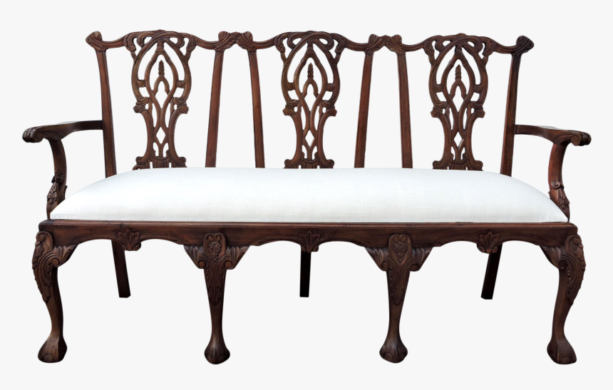 Antique Three Seater Chairs, HD Png Download, Free Download