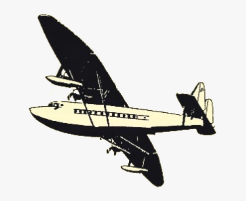 Aviation Art Png - Vintage Airplane Art, Transparent Png, Free Download