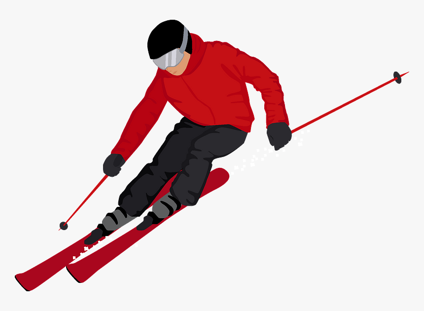 Skiing Clipart - Skier Turns, HD Png Download, Free Download