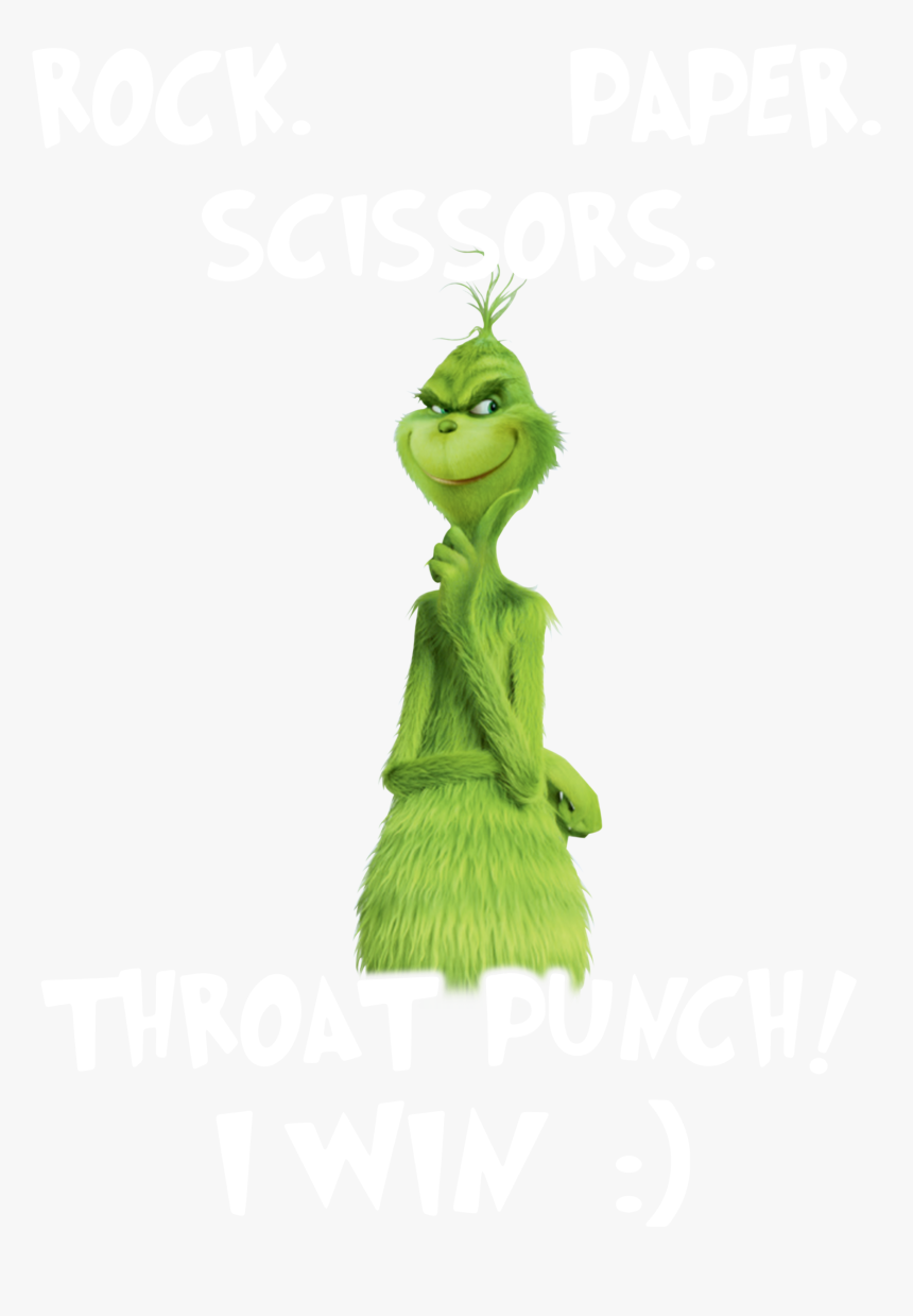 Rock Paper Scissors Grinch, HD Png Download, Free Download