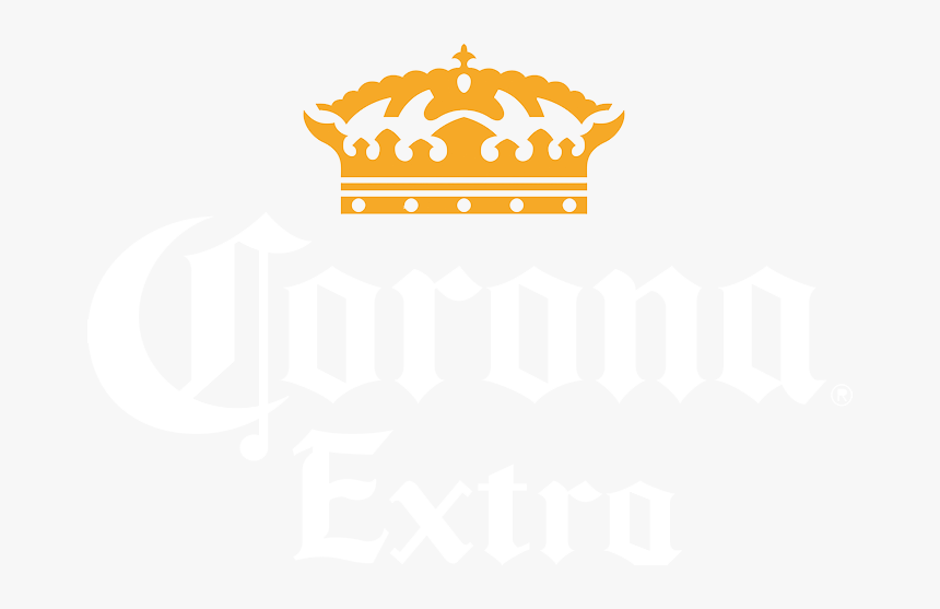 Corona Extra Logo White Png , Png Download - Corona Logo Black Background, Transparent Png, Free Download