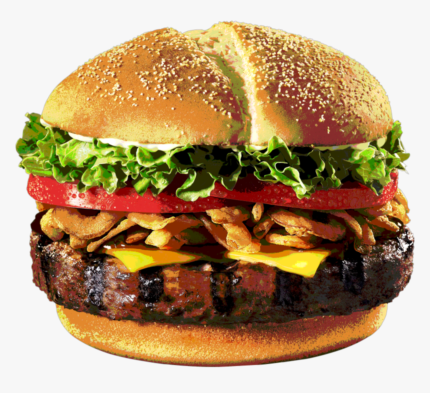 Transparent Hamburguesa Png - Hd Image Of A Burger, Png Download, Free Download