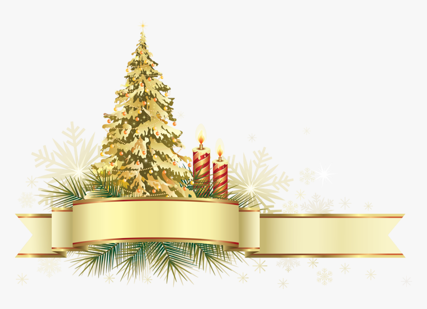 Merry Christmas Banner Png, Transparent Png, Free Download