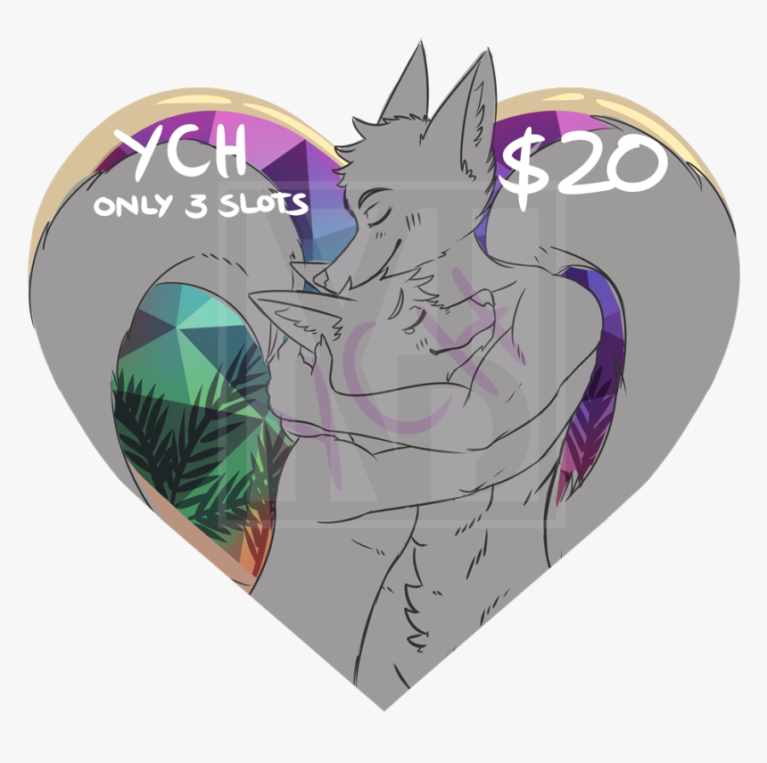 $20 Usd Ych San Valentin - Cartoon, HD Png Download, Free Download