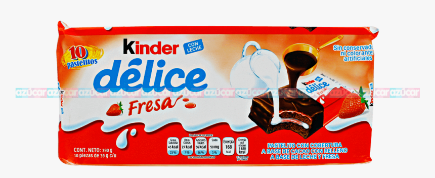 Ferrero Kinder Delice Fresa 14/10 Ferrero - Kinder Delice, HD Png Download, Free Download