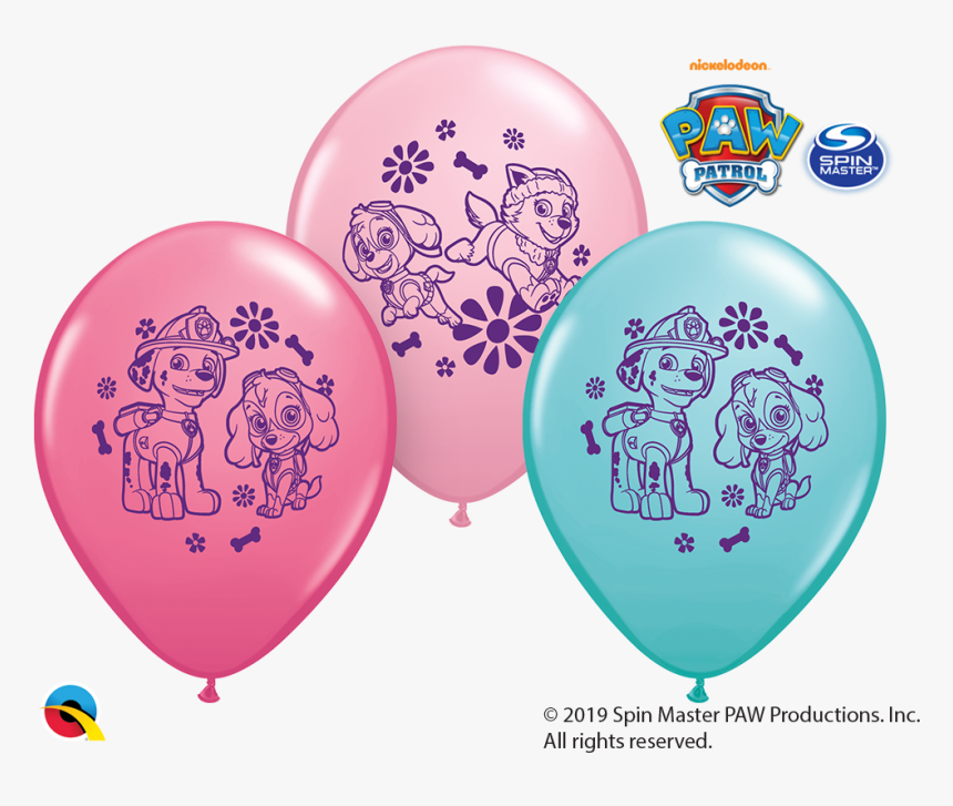 Pioneer Latex Balloons 6 Ct - Paw Patrol, HD Png Download, Free Download