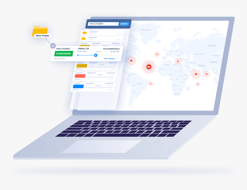 Container-tracking, HD Png Download, Free Download