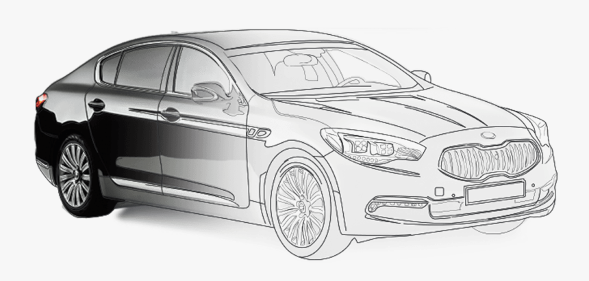 Car Drawing Png - Executive Car, Transparent Png, Free Download