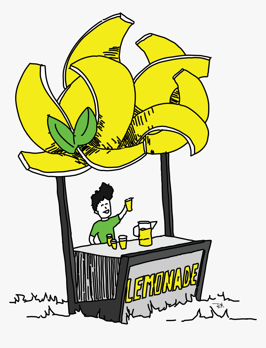 Lemonade Clipart Lemonade Day - Cartoon, HD Png Download, Free Download