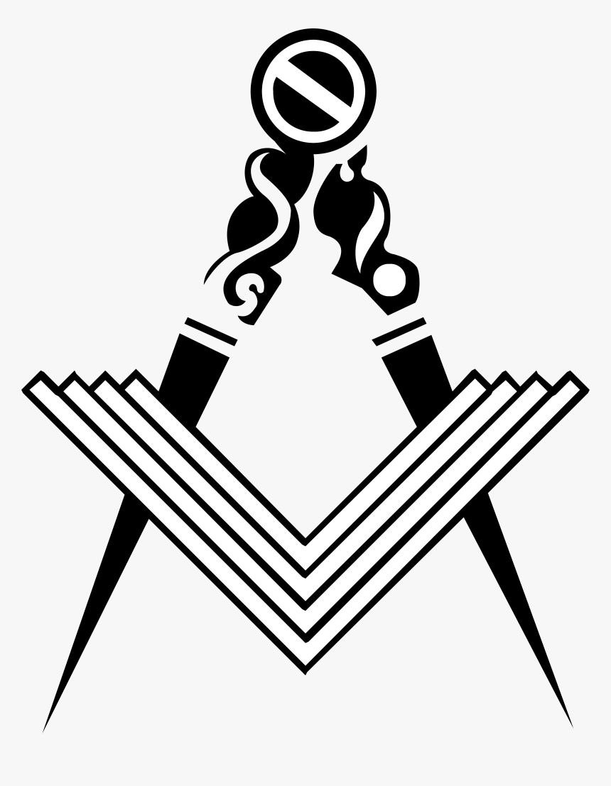 Fellow Craft Logo Png Transparent - Masonic Symbols Stencils, Png Download, Free Download