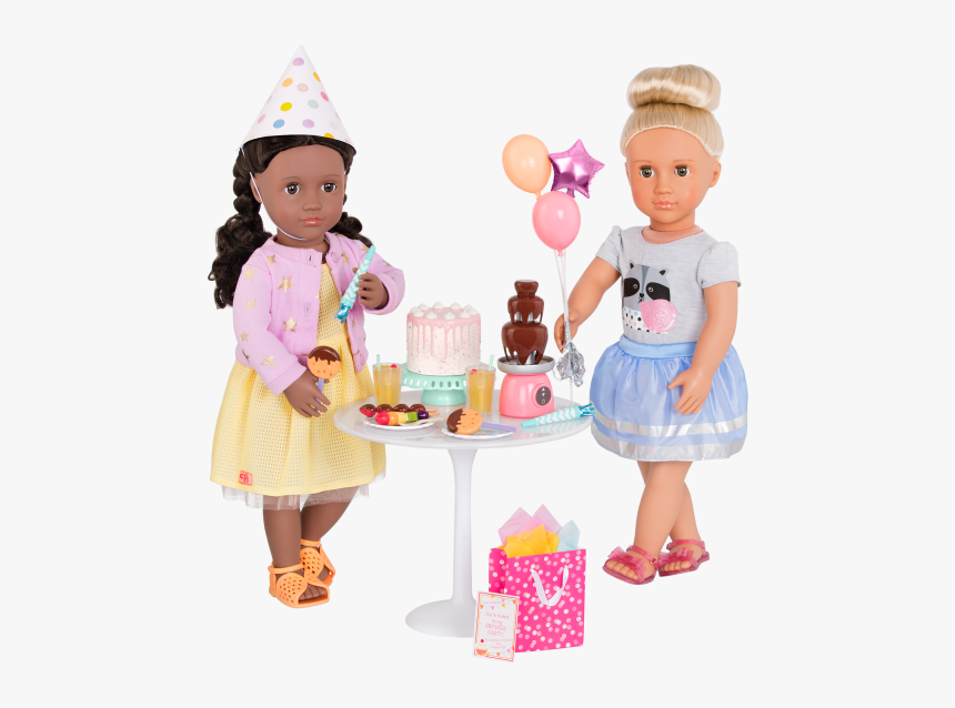 Sweet Celebration Birthday Party Set With Rashida And - Cartoon, HD Png Download, Free Download
