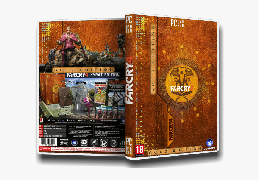 Far Cry 4 Box Art Cover - Pc Game, HD Png Download, Free Download