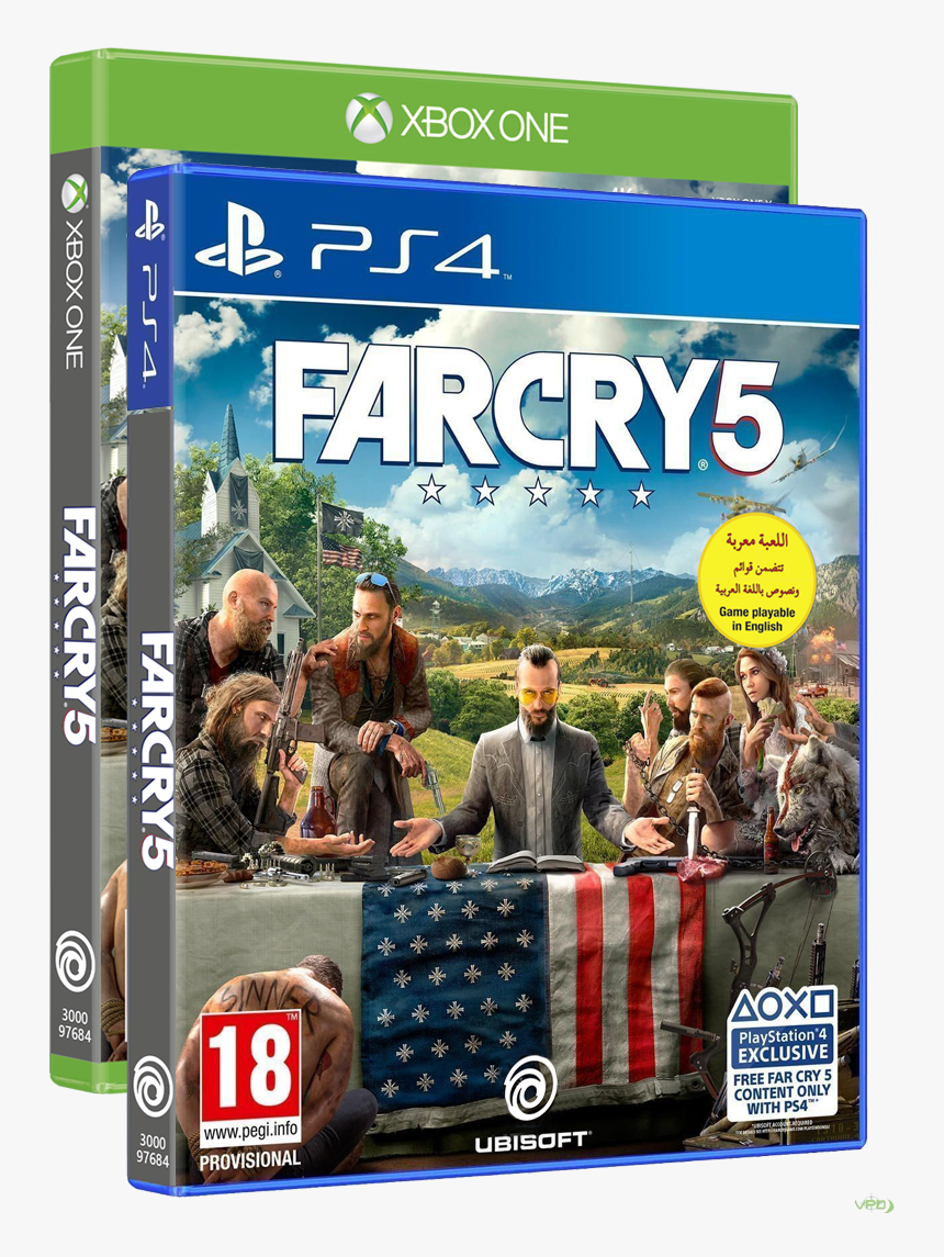 Card Image Cap - Far Cry 5 Ps4 Pl, HD Png Download, Free Download
