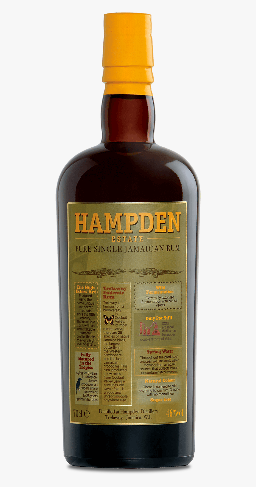 Hampden Estate Rum - Hampden Estate Single Jamaican Rum, HD Png Download, Free Download