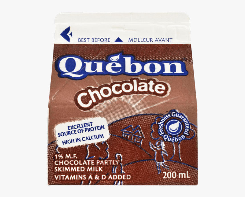 Quebon Chocolate Milk Logo, HD Png Download, Free Download