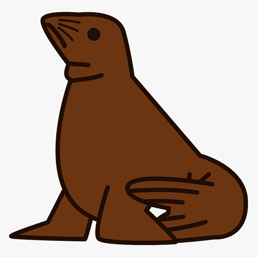 Steller Sea Lion Clipart - トド イラスト, HD Png Download, Free Download